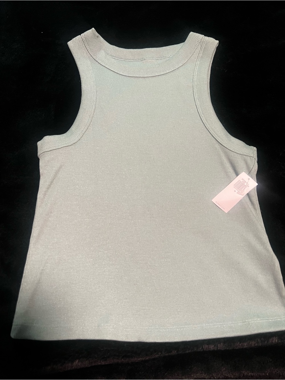 Old Navy Black Ribbed Crewneck Tank with Assorted Colors - Picture 9 of 10